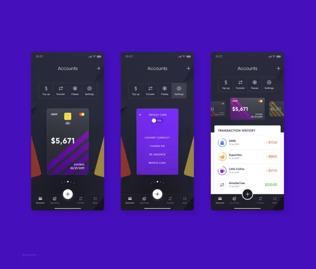 Banking App Design