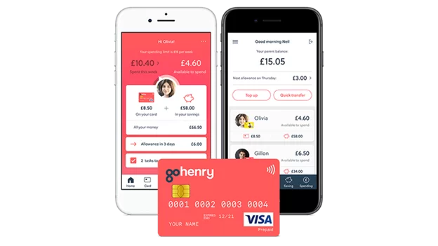 GoHenry Finanz-App für Kinder und Jugendliche