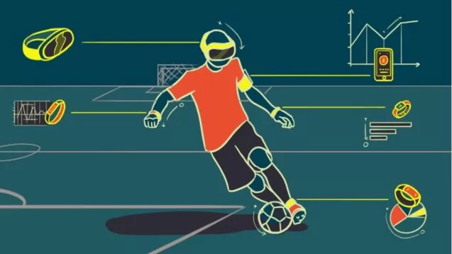 Wearables in der Sportmedizin an einem Sportler