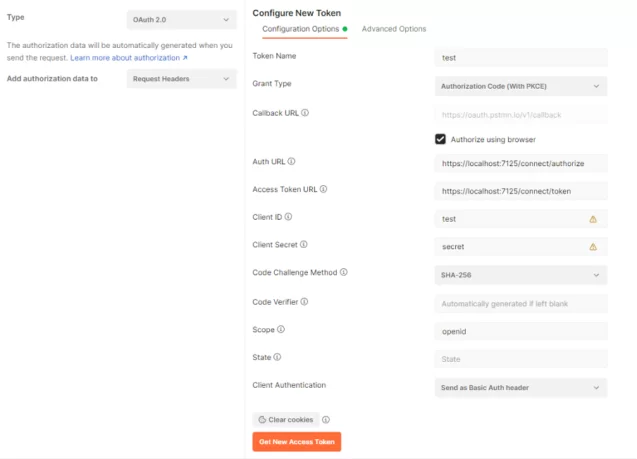 Postman zur Simulation der Plugin-Anwendung