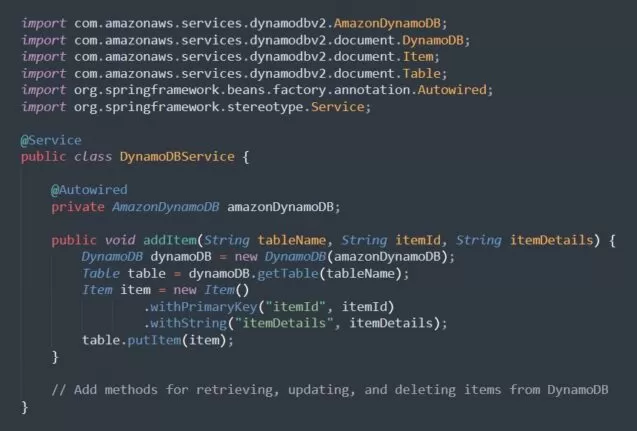 AWS DynamoDB-Tabelle