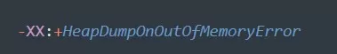 Erstellung eines Heap Dump der laufenden Java-Anwendung mit folgendem JVM-Argument
