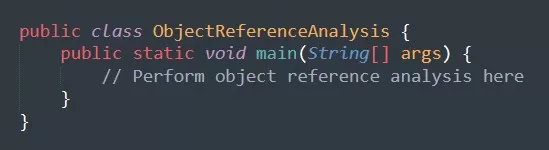 Objekt-Referenzanalyse