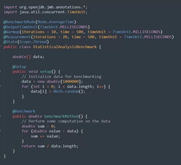 benchmarkMethod