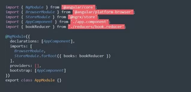 Store im AppModul einrichten