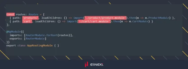 Routing für Micro Frontends konfigurieren