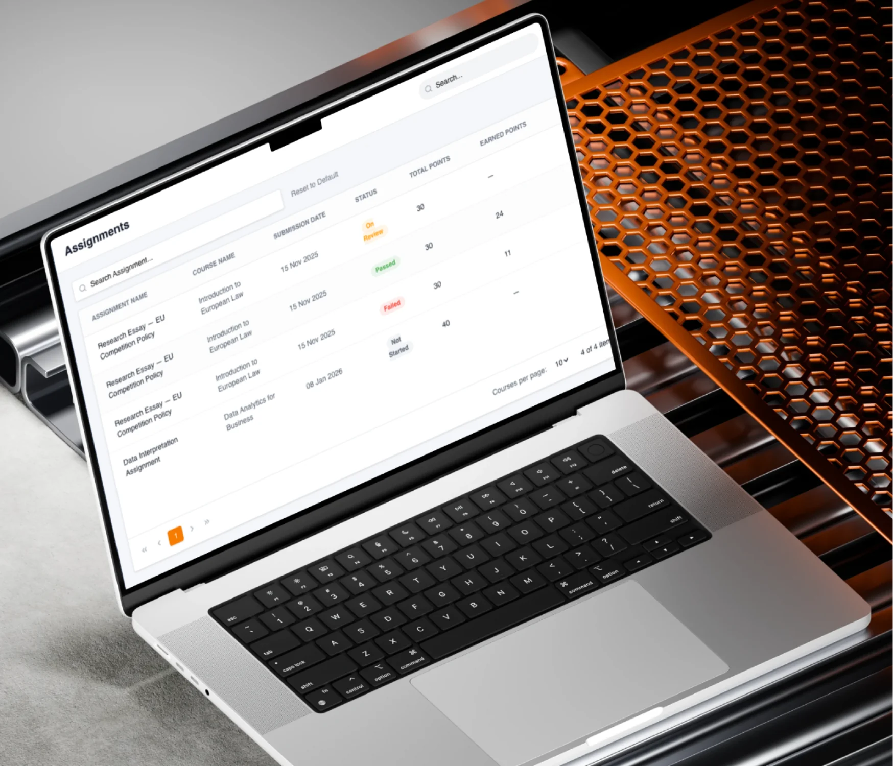 eliNEXT LMS: Aufgabenverwaltung und Bewertungsübersicht